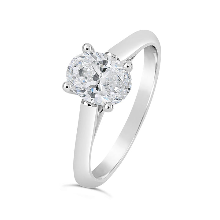 Classic Diamond Solitaire Engagement Ring