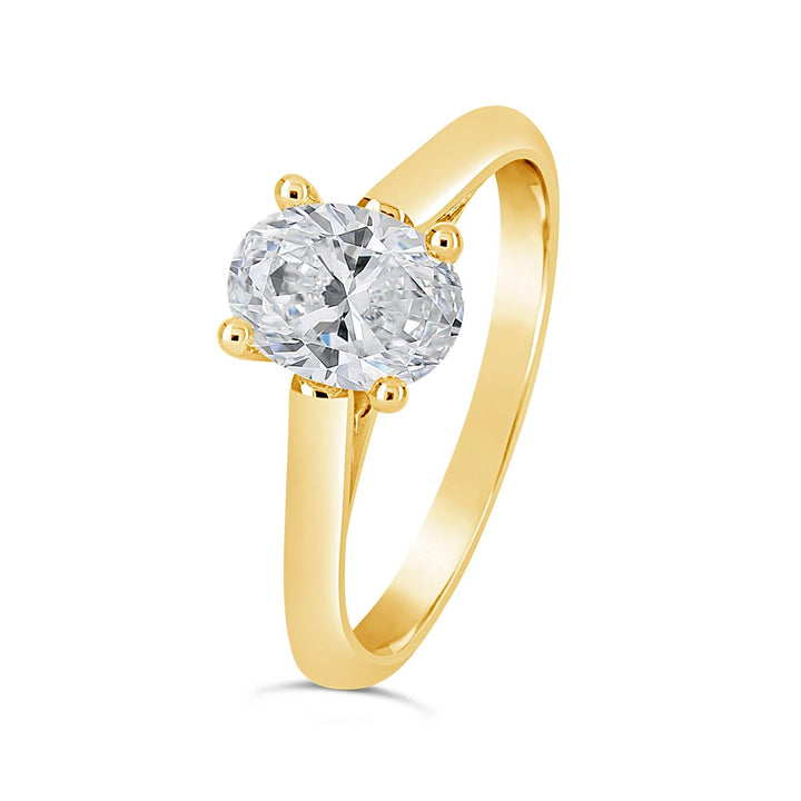 Classic Diamond Solitaire Engagement Ring