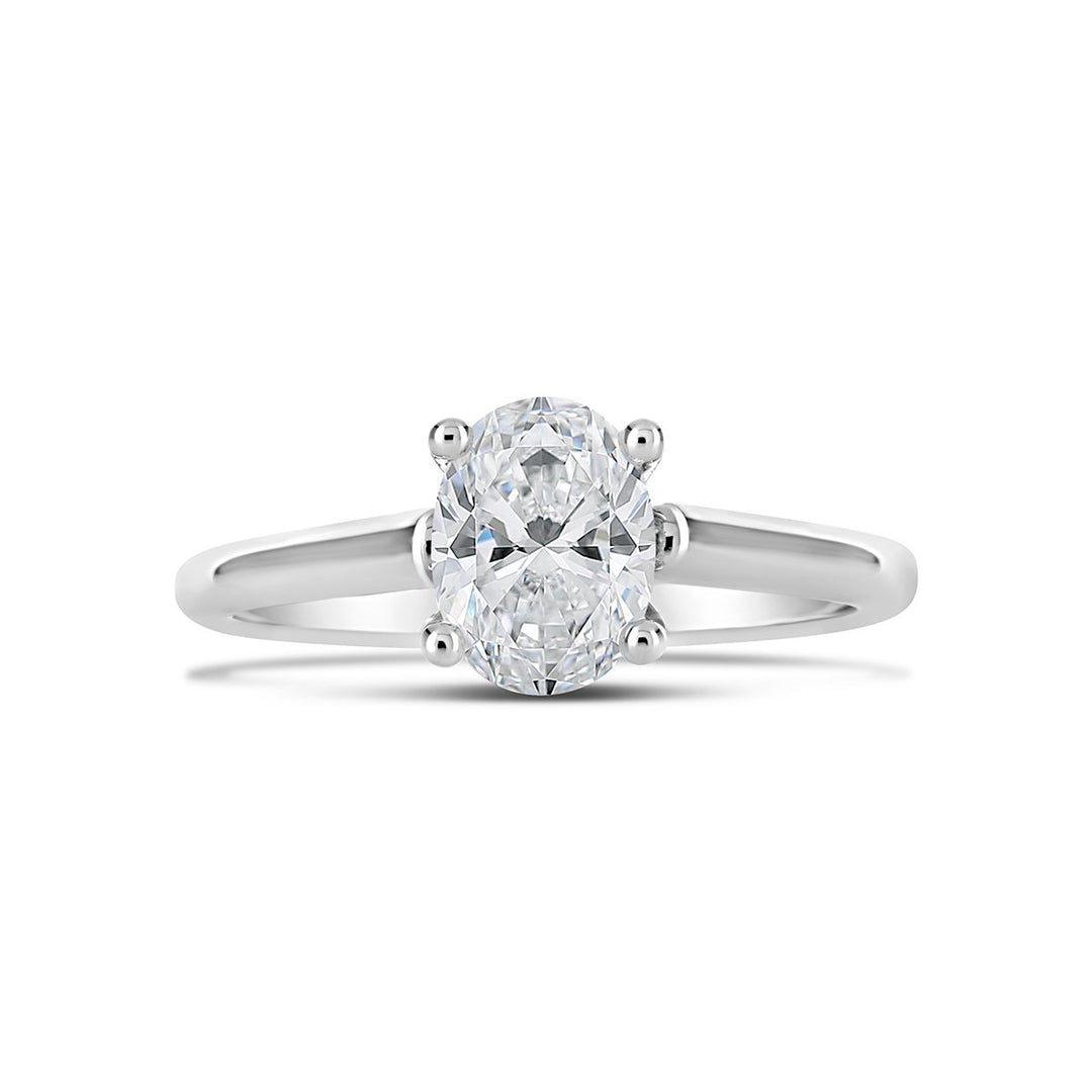 Classic Diamond Solitaire Engagement Ring