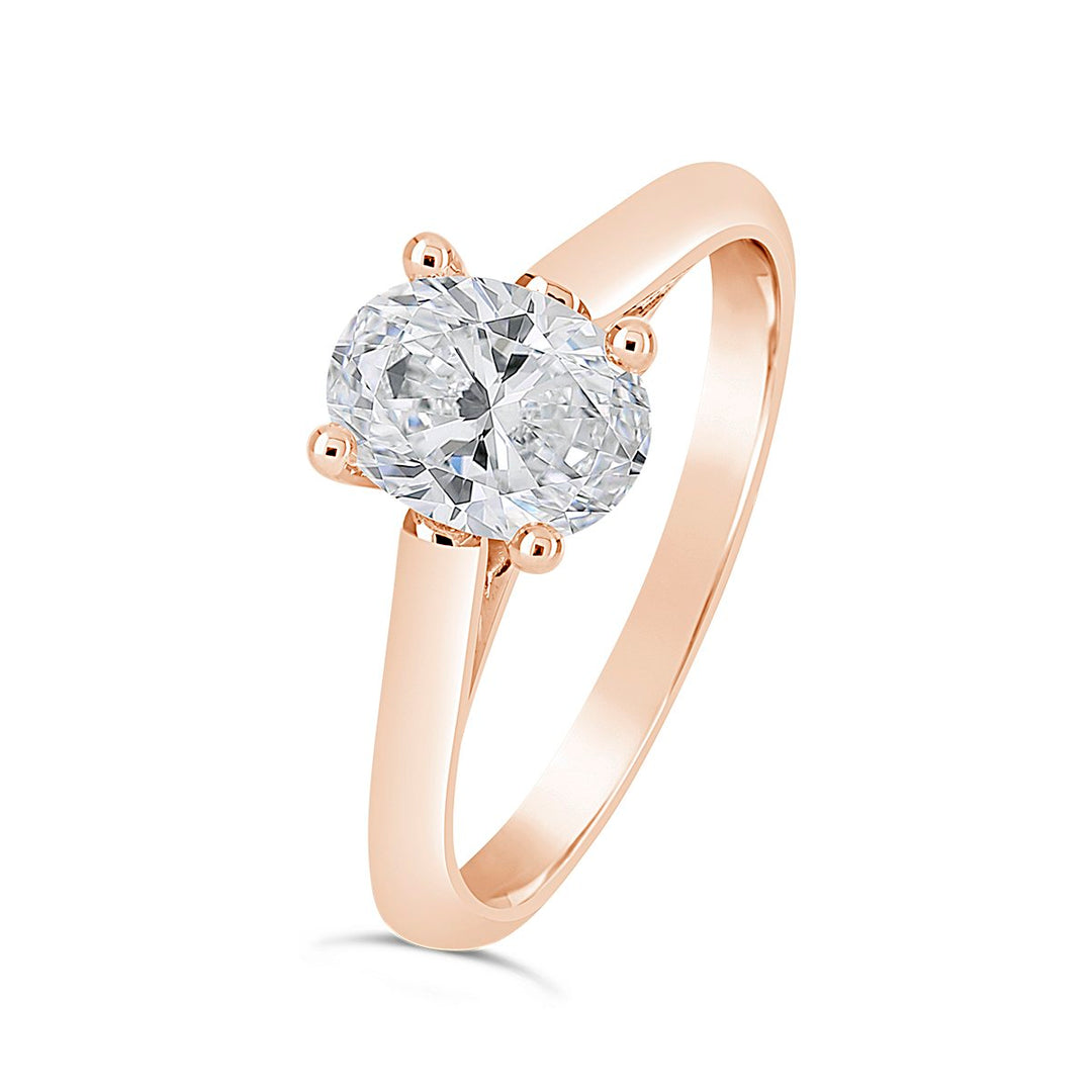 Classic Diamond Solitaire Engagement Ring