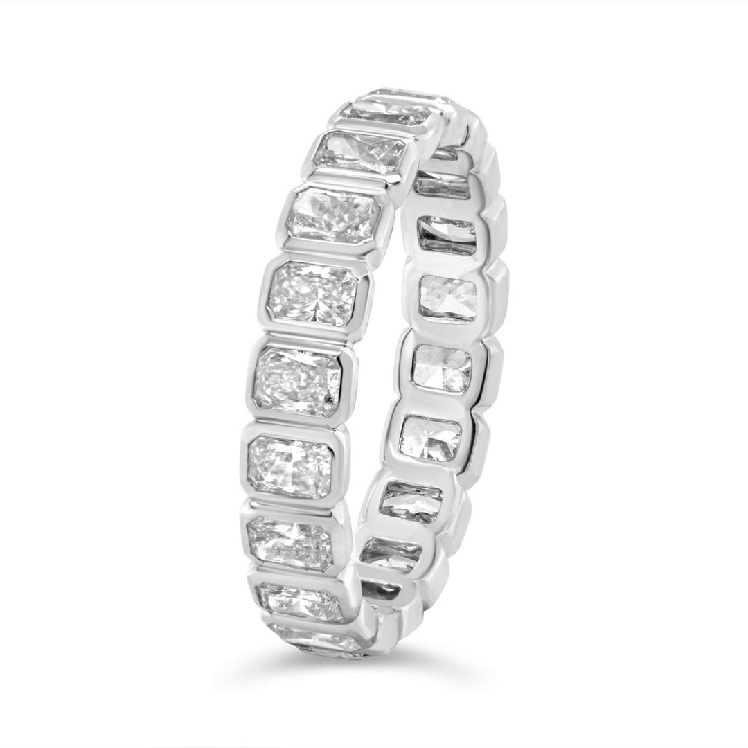 14K White Gold Laboratory Grown Diamond Eternity Band - EB437