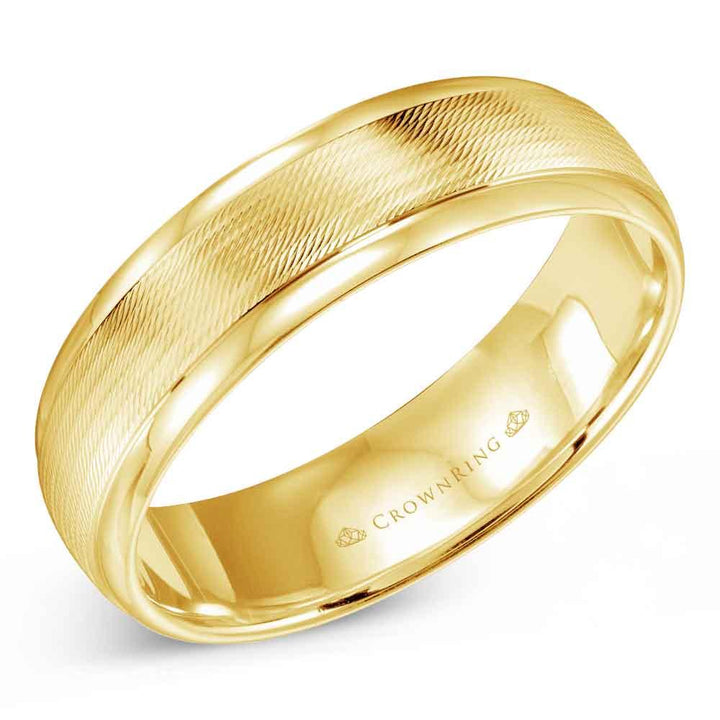 Men's Gold Wedding Band - WB-9560