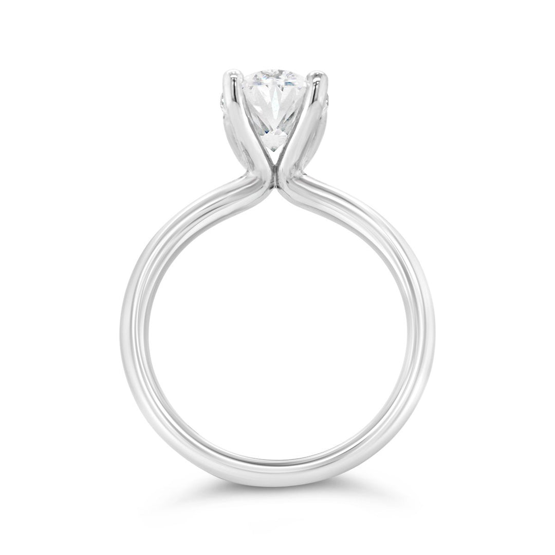 Solitaire Diamond Engagement Ring