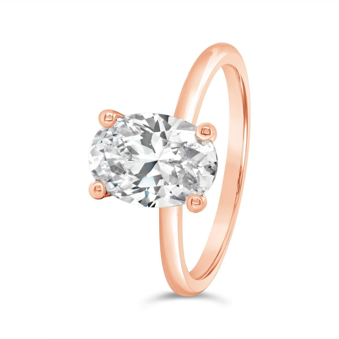 Solitaire Diamond Engagement Ring