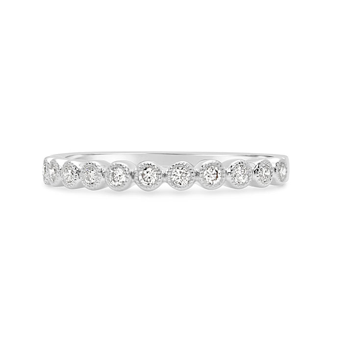 Vintage Inspired Diamond Wedding Band - GR1919