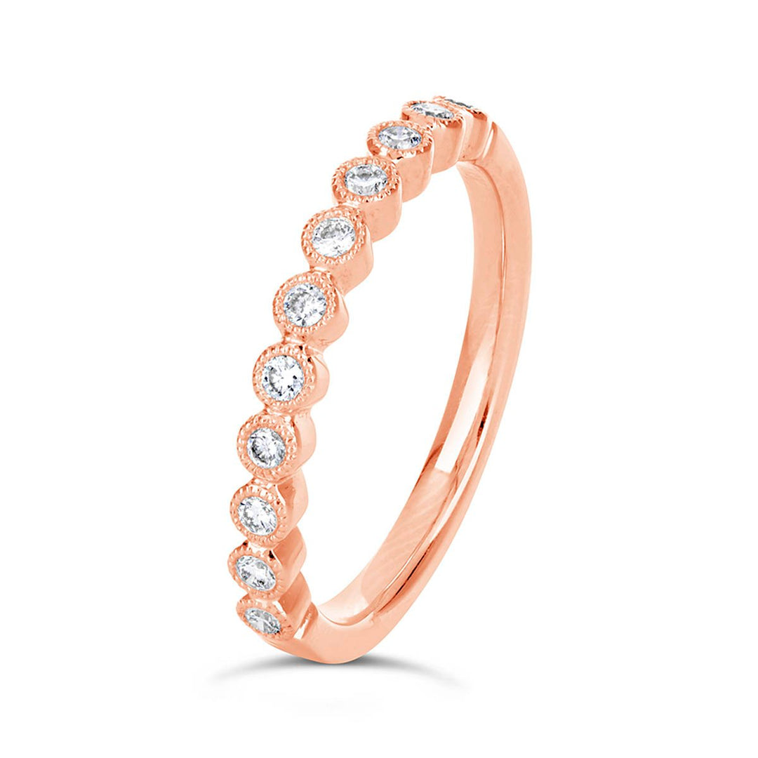 Vintage Inspired Diamond Wedding Band - GR1919