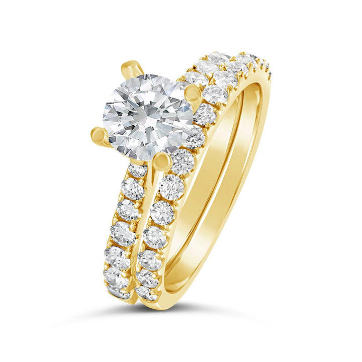 Classic Diamond Wedding Set - GR8042-S