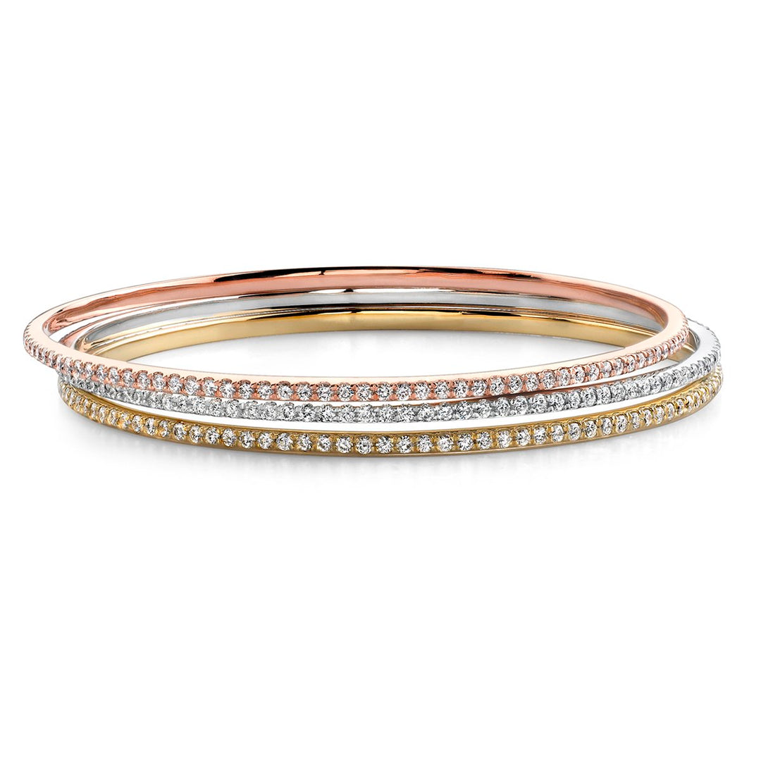 Set of Diamond Bangles - RB1143