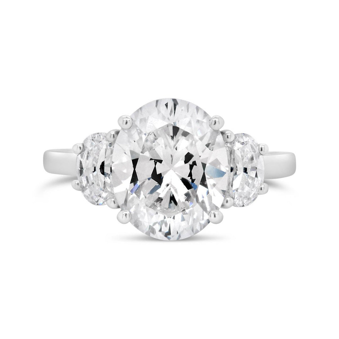 Three Stone Diamond Engagement Ring