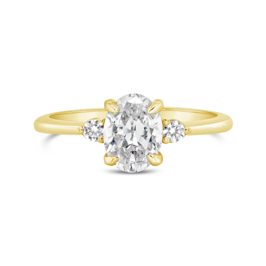 Three Stone Diamond Engagement Ring