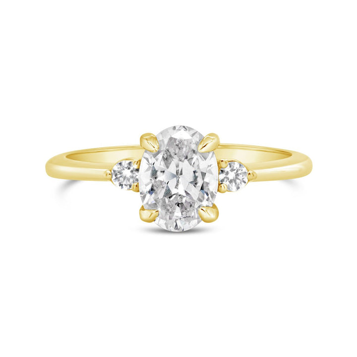 Three Stone Diamond Engagement Ring