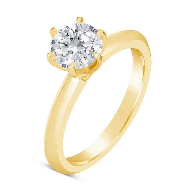 Classic Diamond Solitaire Engagement Ring