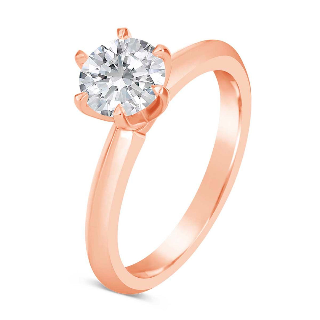 Classic Diamond Solitaire Engagement Ring