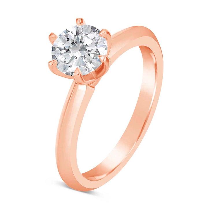 Classic Diamond Solitaire Engagement Ring