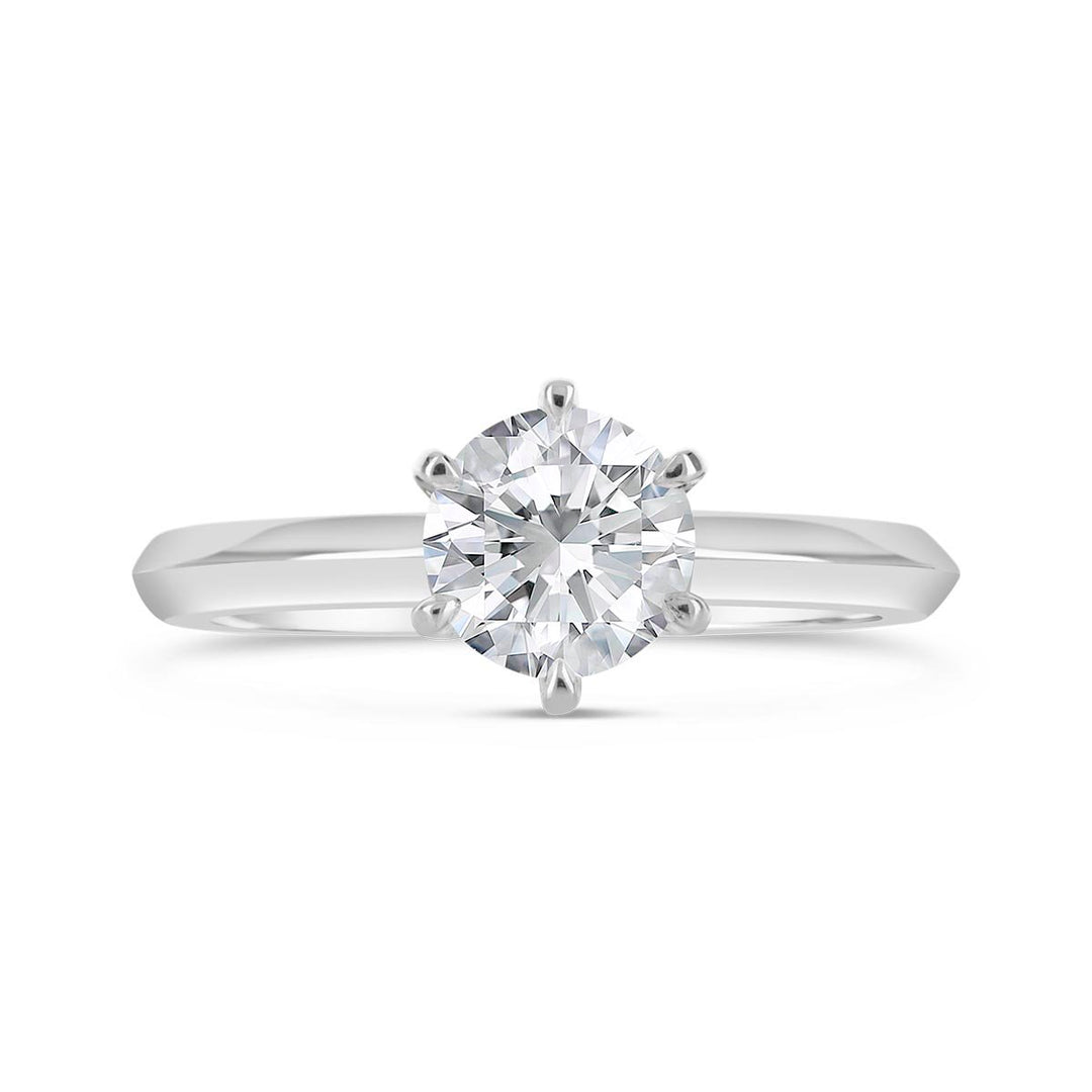 Classic Diamond Solitaire Engagement Ring