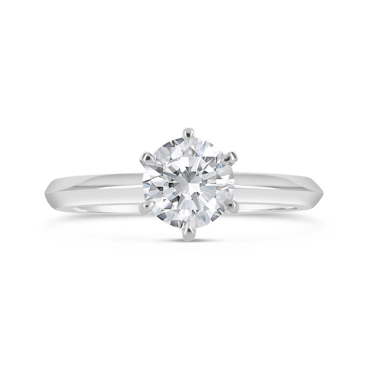 Classic Diamond Solitaire Engagement Ring