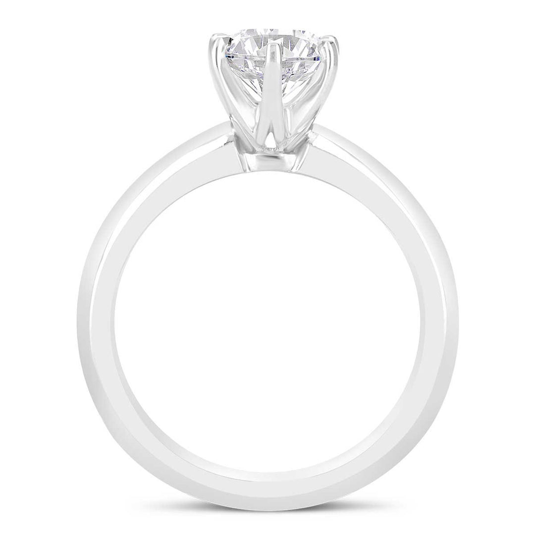 Classic Diamond Solitaire Engagement Ring
