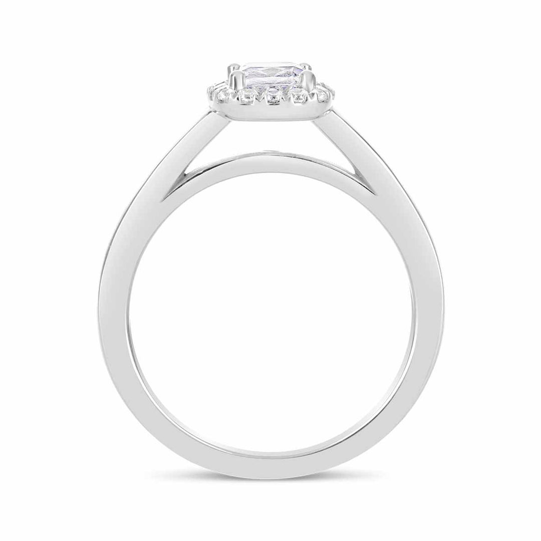 Diamond Halo Engagement Ring