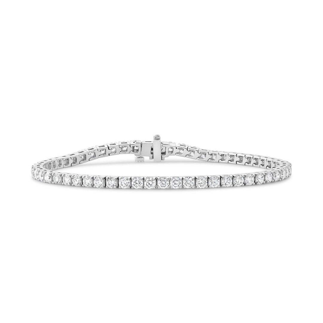 White Gold Diamond Tennis Bracelet - 5.00 ct. total weight