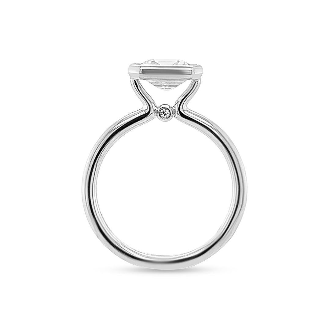 Timeless Bezel Set Solitaire Diamond Engagement Ring