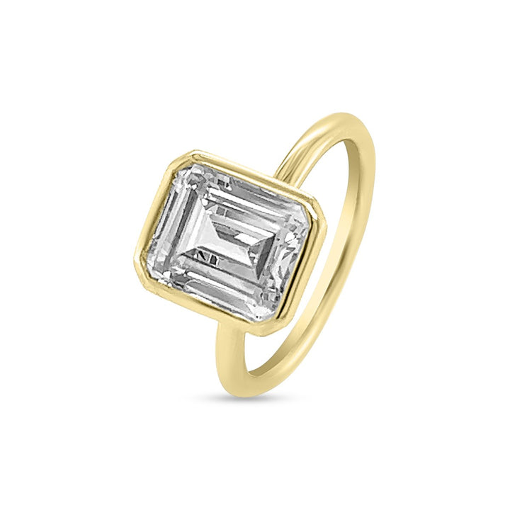 Timeless Bezel Set Solitaire Diamond Engagement Ring