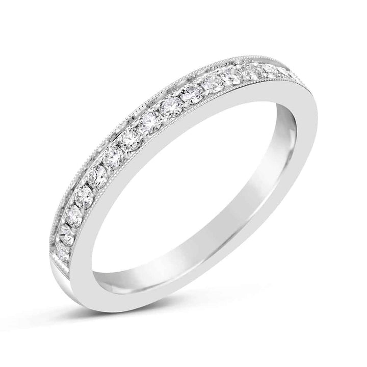 Vintage Inspired Diamond Wedding Band - YJA7690R-B