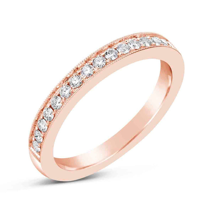 Vintage Inspired Diamond Wedding Band - YJA7690R-B