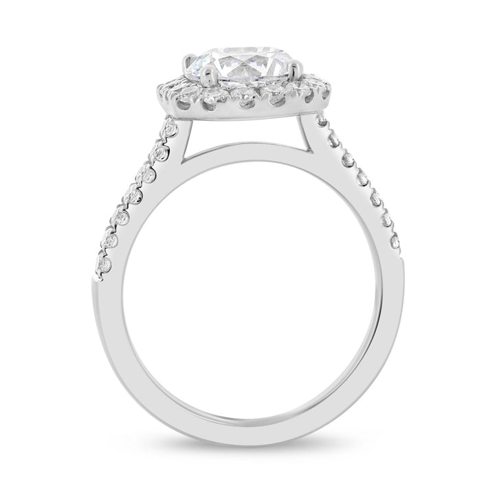 Diamond Halo Engagement Ring