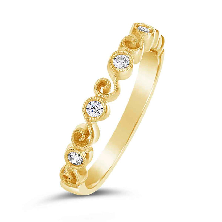 Vintage Inspired Diamond Band - YJA8153R