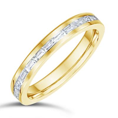 Ladies Diamond Wedding Band - 763A