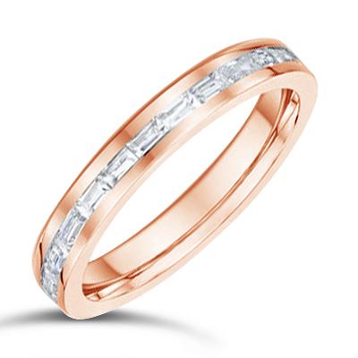 Ladies Diamond Wedding Band - 763A