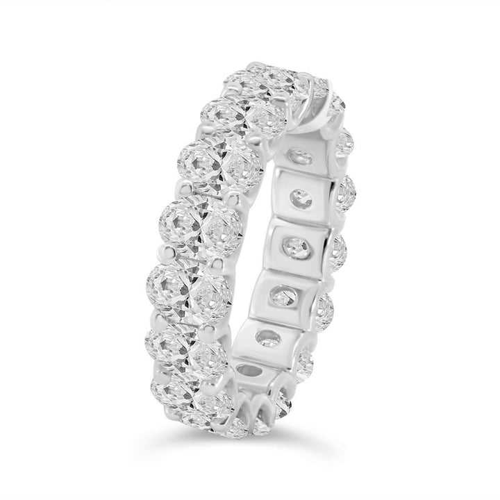 Oval Cut Lab Grown Diamond Eternity Band - 5.11 ct. total weight