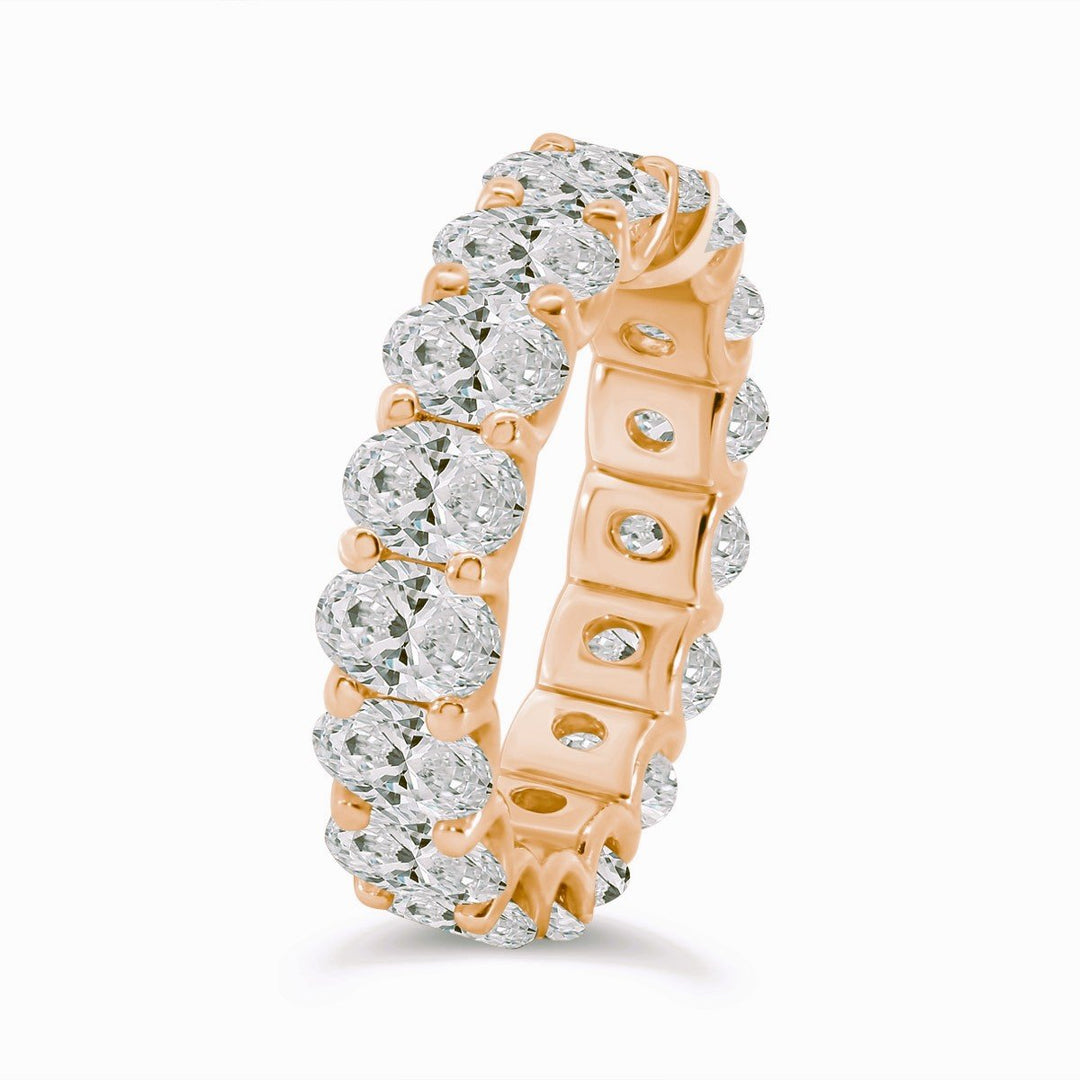 Oval Cut Lab Grown Diamond Eternity Band - 5.11 ct. total weight