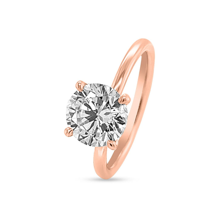 Solitaire Claw Prongs Engagement Ring