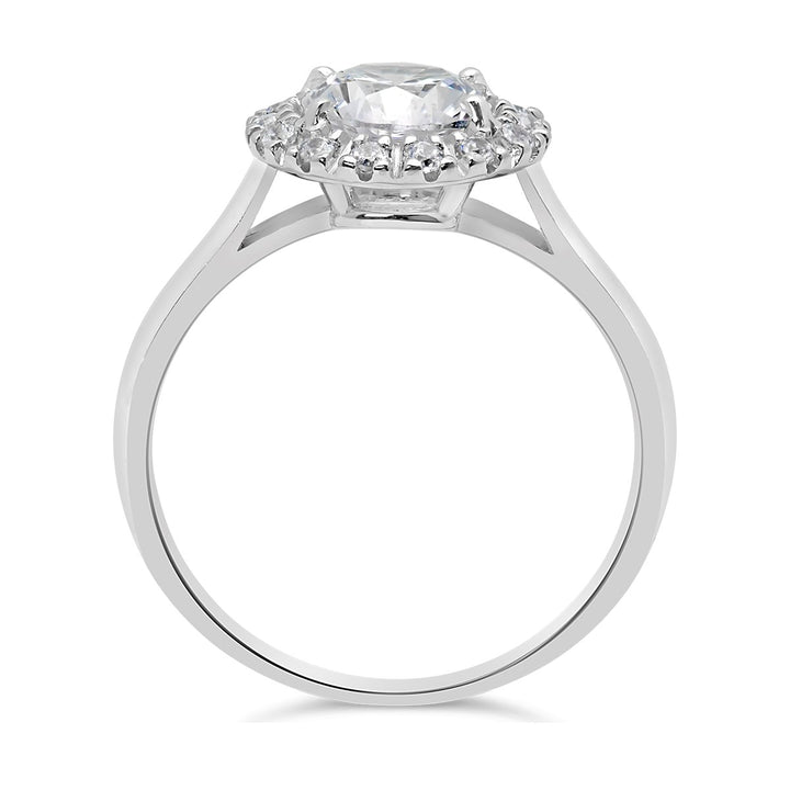 Diamond Halo Engagement Ring