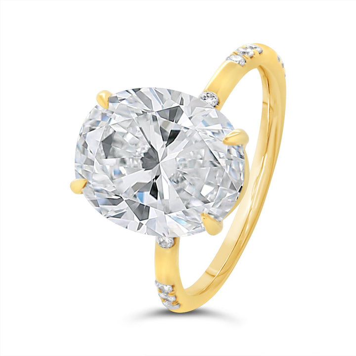 Spaced Out Diamond Engagement Ring - YJC4191R