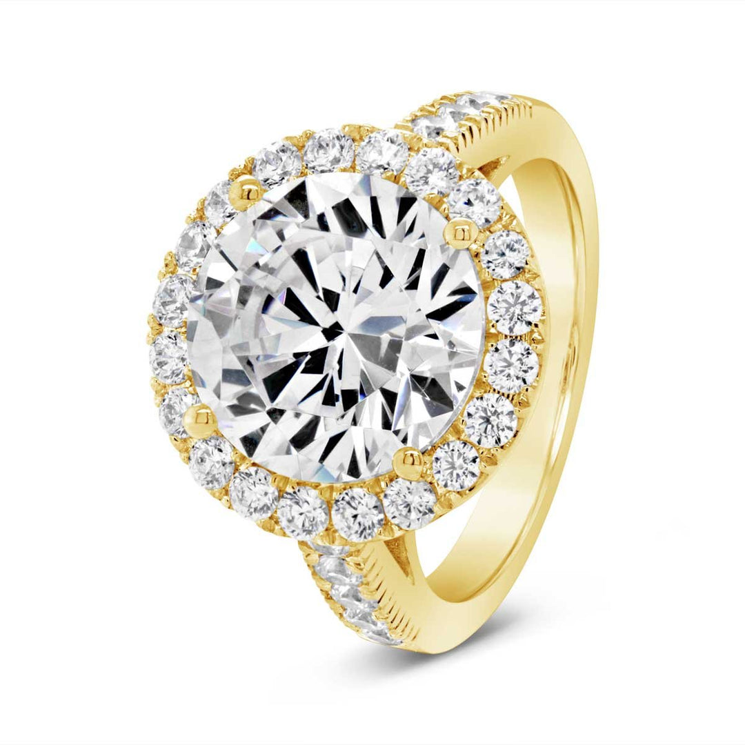 Diamond Halo Engagement Ring - YJC3526R