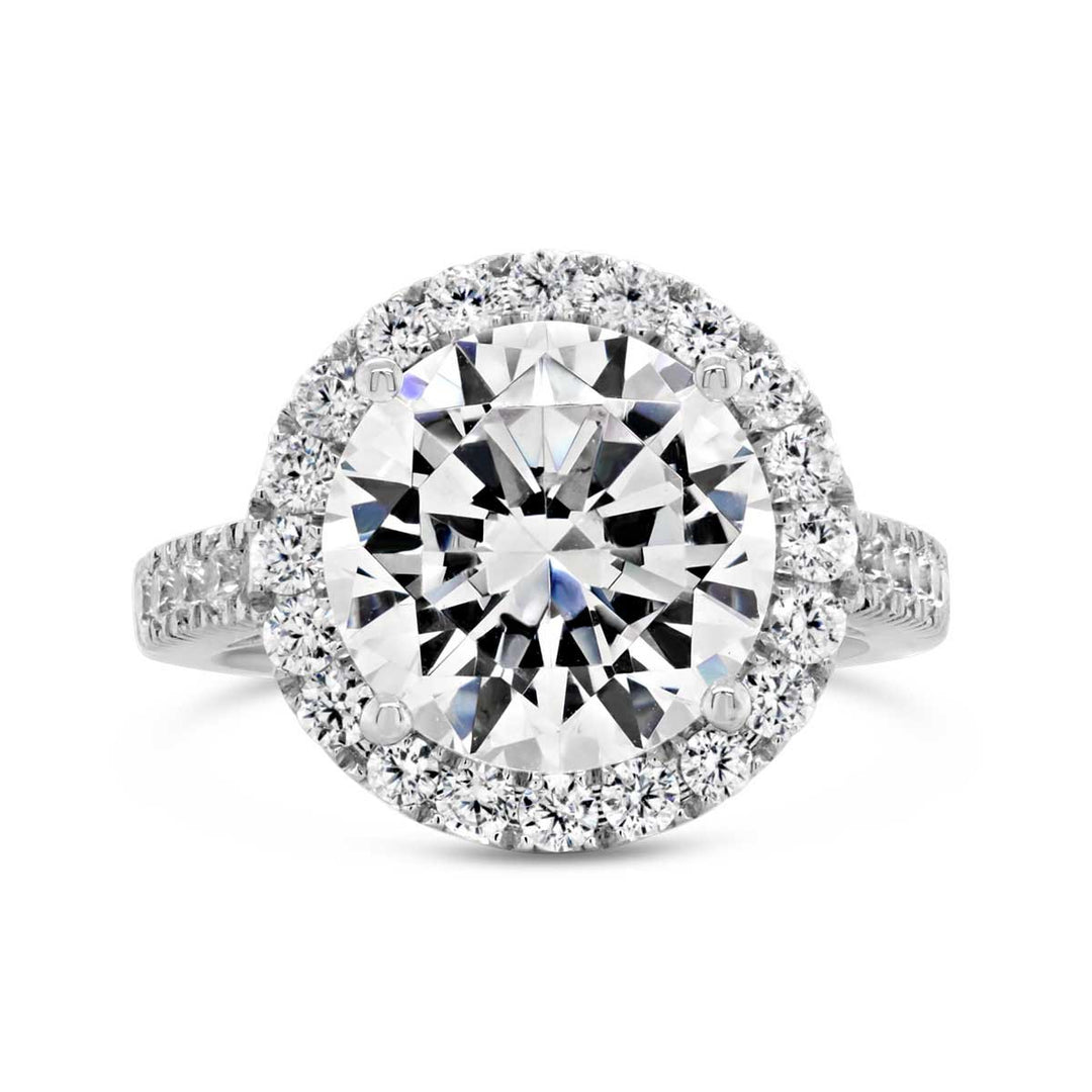 Diamond Halo Engagement Ring - YJC3526R
