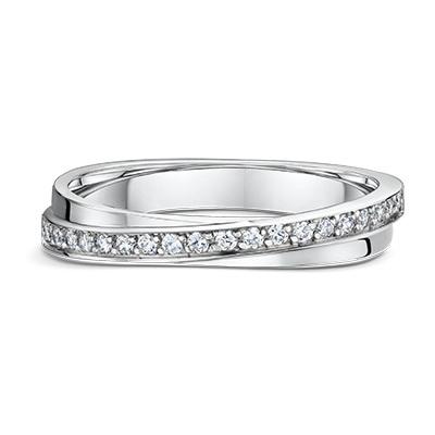 Ladies Diamond Wedding Band - 553B01