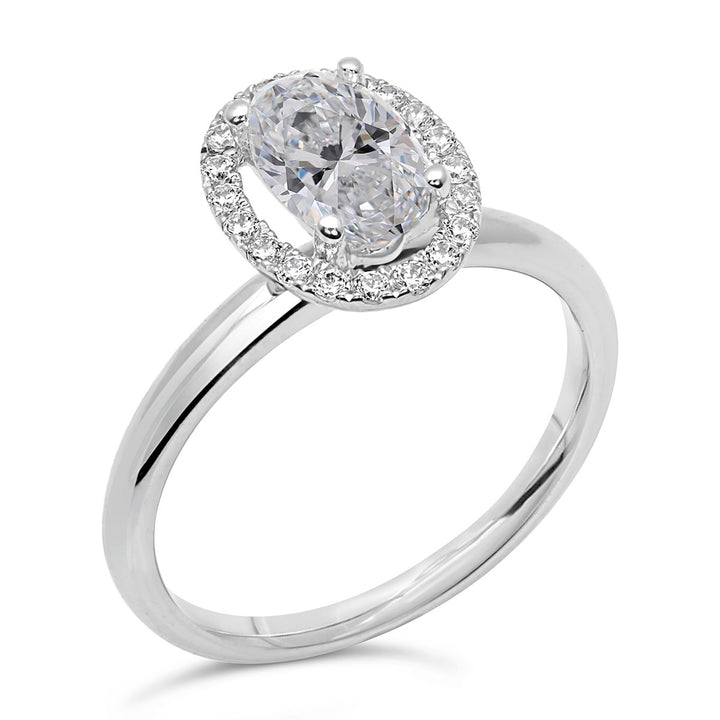 Diamond Halo Engagment Ring Setting