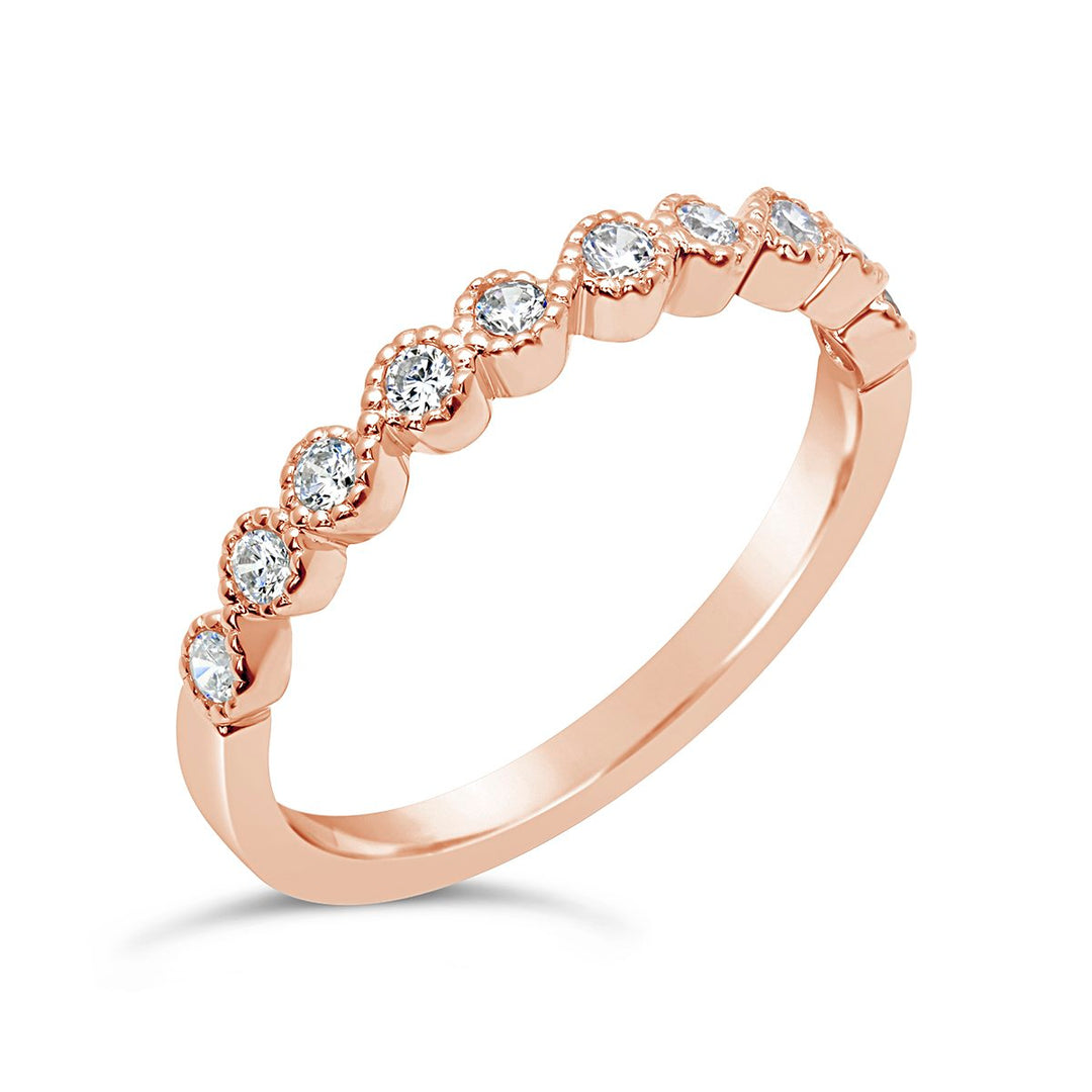 Vintage Inspired Diamond Band - CR3665