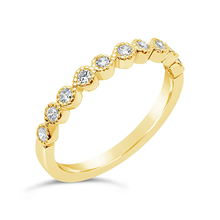 Vintage Inspired Diamond Band - CR3665