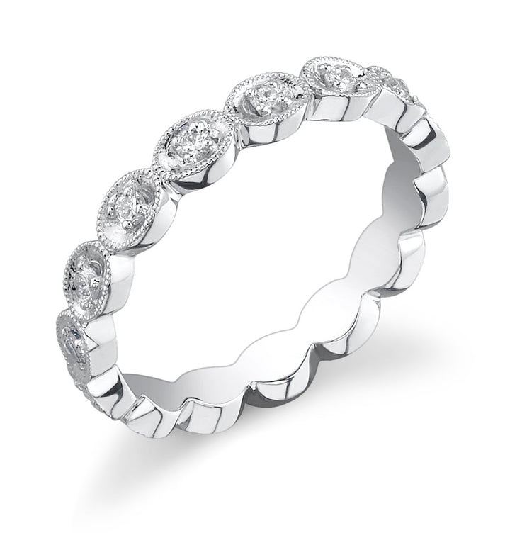 Vintage Inspired Diamond Eternity Band - JBJ6284R