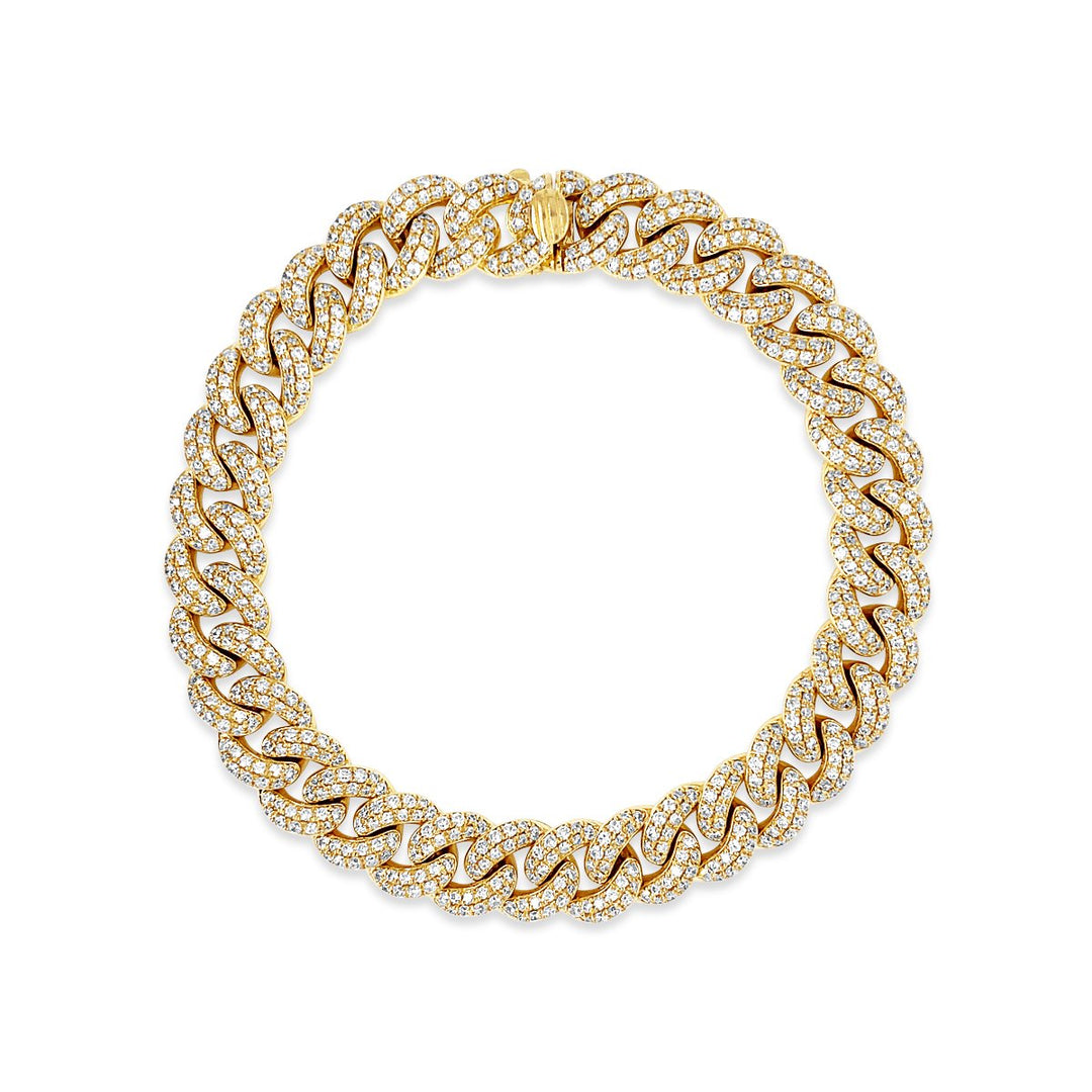 Diamond Curblink Bracelet - GSB01033