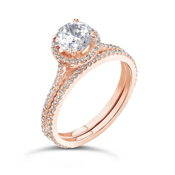 Diamond Engagement Ring Wedding Set - MR5437