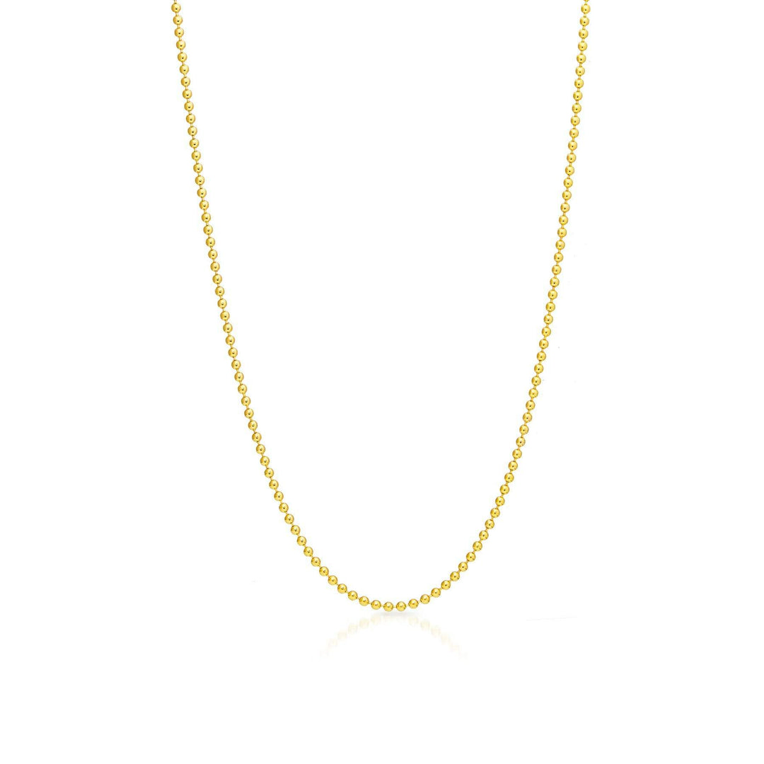 1.20 mm Diamond Cut Bead Chain - MZ000239-14Y