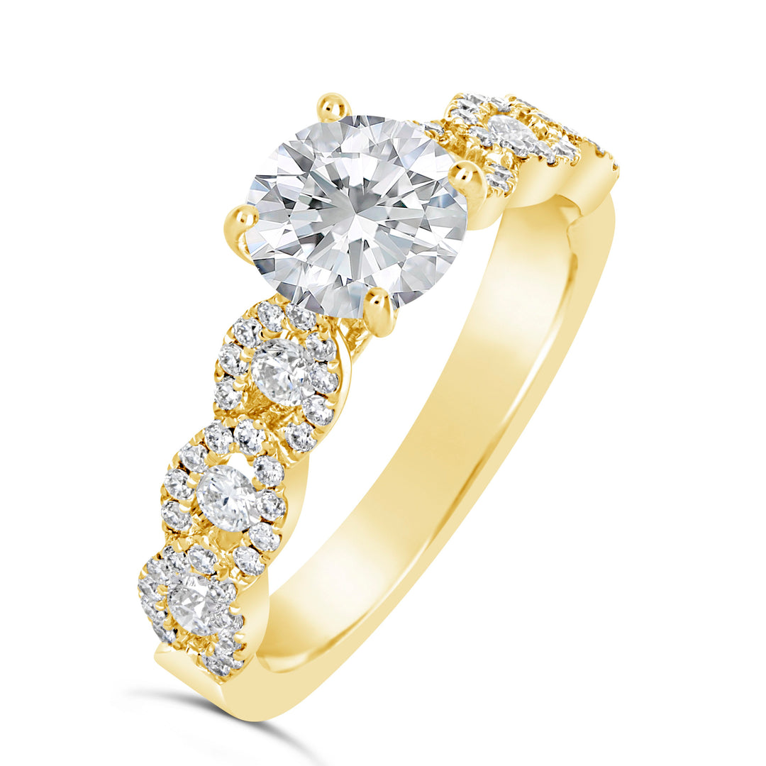 Unique Diamond Engagement Ring