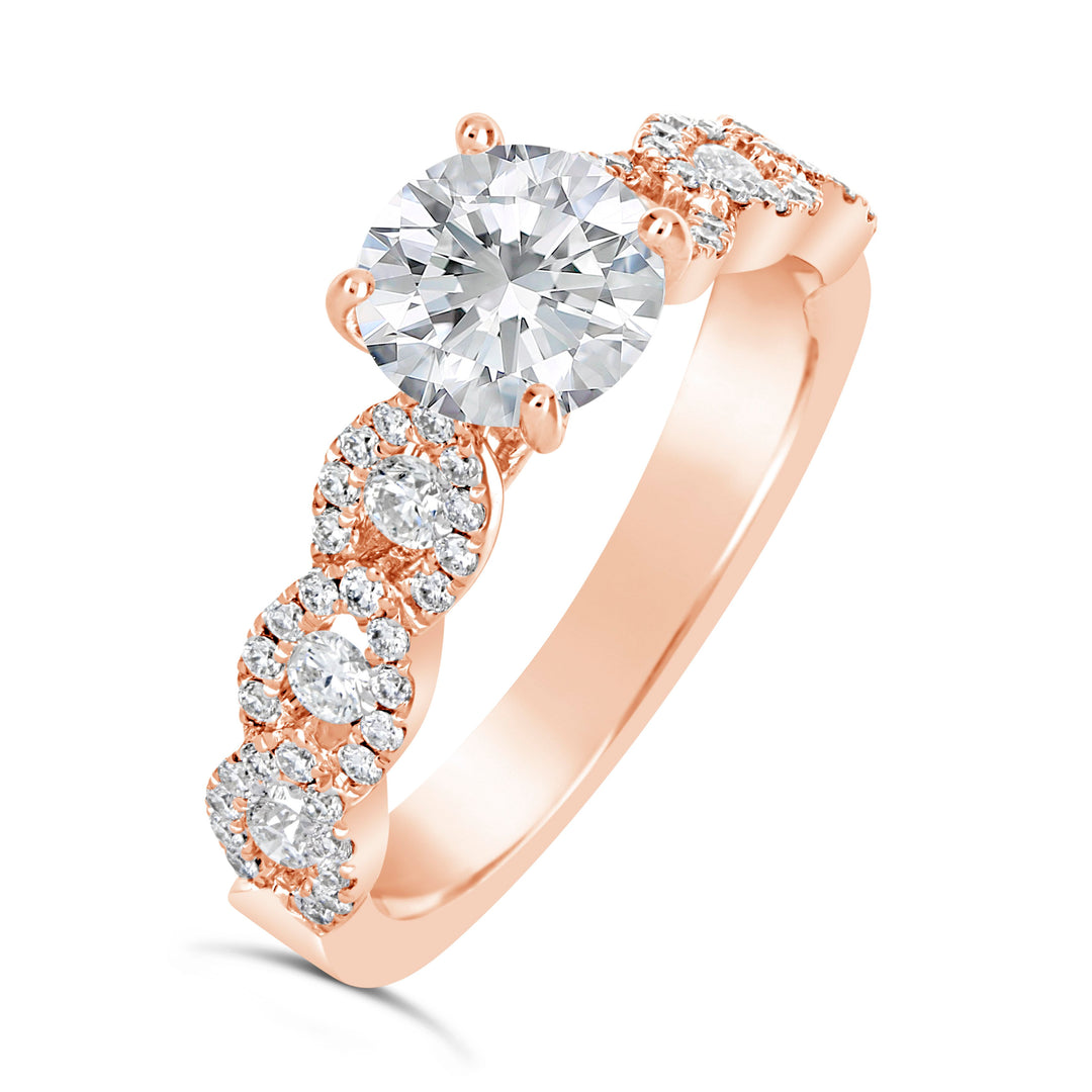 Unique Diamond Engagement Ring