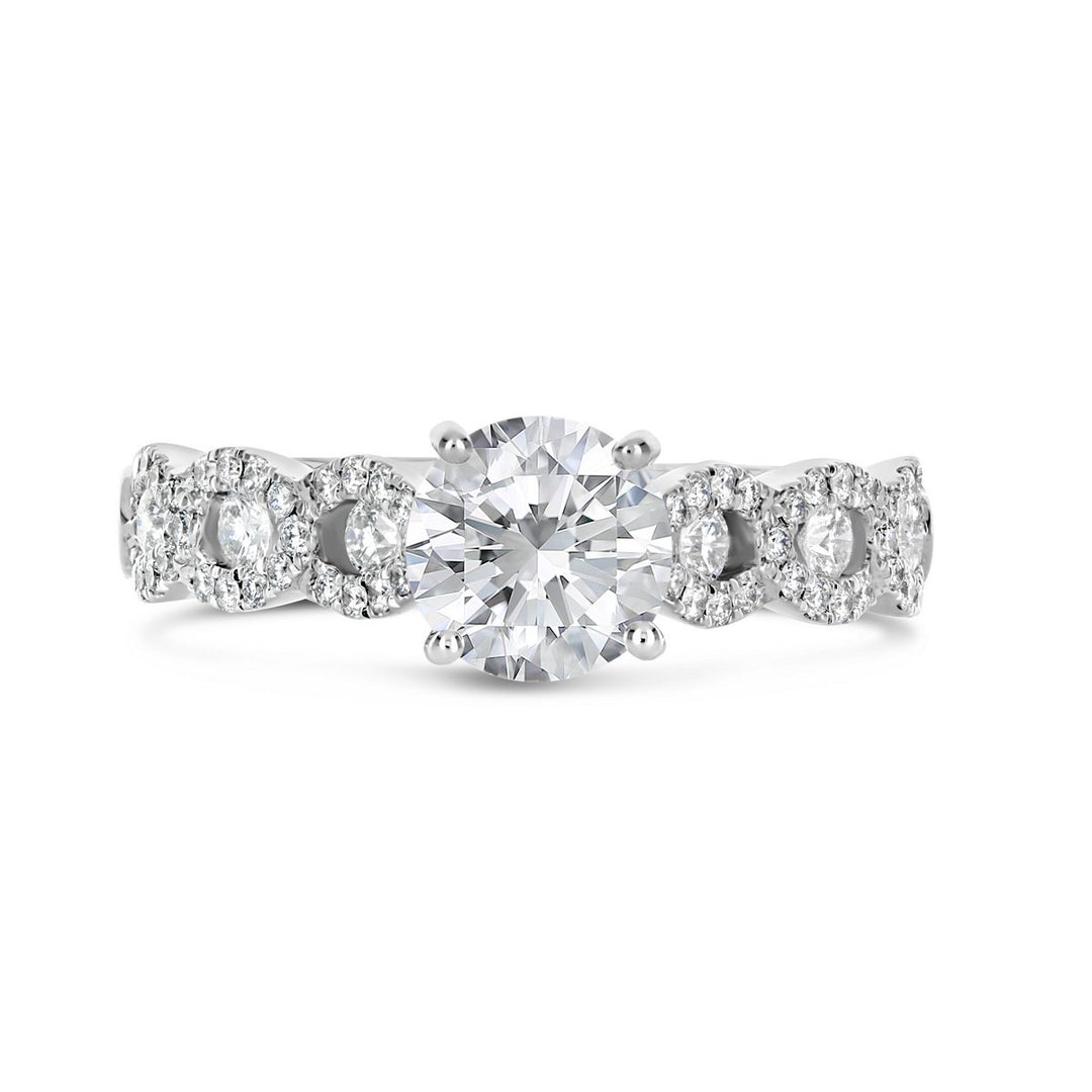Unique Diamond Engagement Ring