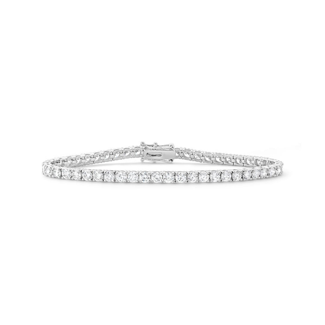 White Gold Lab Grown Diamond Tennis Bracelet - 6.36 ct. total weight